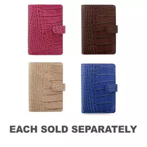 Filofax Elegant Classic Personal Vibrant Croc-Pattern High-Quality Organiser - Picture 1 of 5