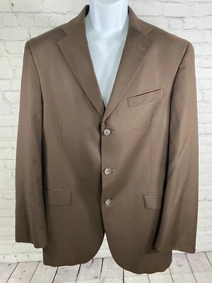 Austin Reed Dillards Brown 3 Button Blazer Jacket Single Breasted 42L - Image 1 of 4