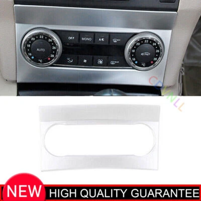 For Mercedes-Benz GLK 2009-12 Matte Silver Console AC Switch Control Cover Trim - Image 1 of 4