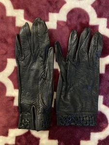 Vintage Damen Handschuhe, 6 Paar - 5 Paar Leder, 1 Paar Wildleder - Bild 1 von 6