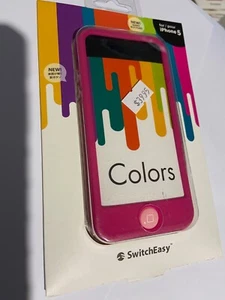 SwitchEasy Colors Case for Apple iPhone 5, iPhone 5S,iPhone SE Fuchsia SW-COL5-P - Picture 1 of 2