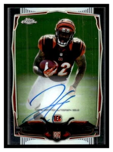 2014 Topps Football #125 Jeremy Hill     Auto FRA38 - Picture 1 of 2