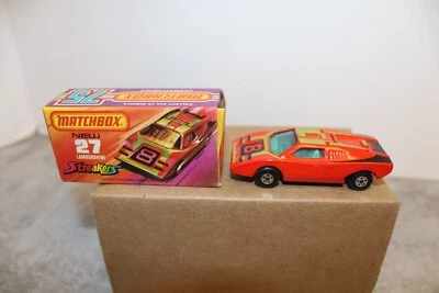 Matchbox Lesney Superfast NO.27 LAMBORGHINI Vintage Diecast 1/64 - Image 1 of 4
