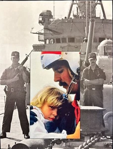 USCG Coast Guard Rescue Kid Vintage Magazine Print 1988 - Bild 1 von 6