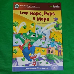 LeapFrog LeapReader Leap Hops, Pops, Mops Short O Early Reading Series Book - Picture 1 of 4