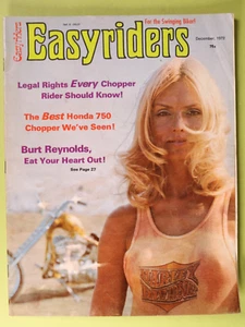 Easyriders December 1972 Vintage Motorcycle Magazine David Mann Art Intact - Picture 1 of 12