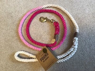 Correa para perro pequeño - The Original Found My Animal Pink Ombre NUEVA ~ Caja FabFitFun ~ 66" L Foto 1 de 4