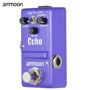 ammoon Nano Series Delay Guitar Effect Pedal True Bypass 3 Adjusting Knobs Metal - Picture 1 of 8