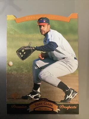 1995 Upper Deck SP Premier Prospects troquelado #16: Tony Clark Foto 1 de 2