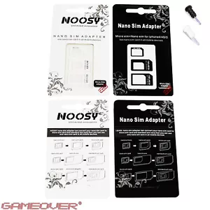 🔴 2x Soporte Adaptador SIM Estándar Nano Micro SIM ✅ Tarjeta Móvil Smartphone Tablet - Imagen 1 de 1