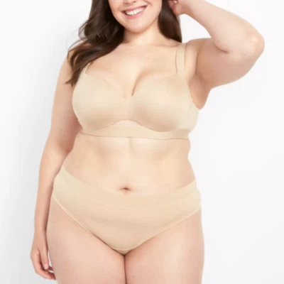 Tanga Panty Café Mocha Desnudo Talla Grande 18/20* Cacique Comfort Bliss Lado Ancho Foto 1 de 2