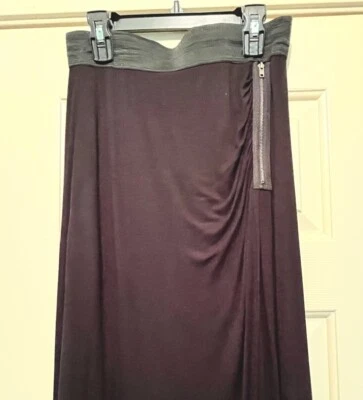 Pleione Elastic waist Front Split Maxi Skirt Size Small NWT - Image 1 of 4