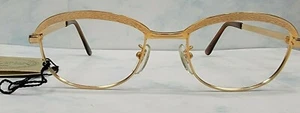 Vintage FRAME FRANCE WELLING Wires Eyeglasses Glasses Frames Gold 48/20 - Bild 1 von 7