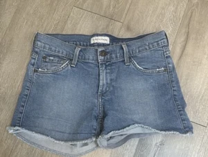 Women’s James Jean Shorty Cut Off Light Wash Denim Shorts Size 24 - Picture 1 of 8