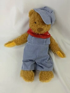Pottery Barn Kids Train Conductor Bear Plush 14  Inch North American Bear Co  - Picture 1 of 7