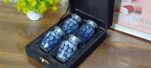 Pequeñas urnas de cremación para cenizas humanas, mini juego de recuerdo de 4 multicolores - Imagen 1 de 12