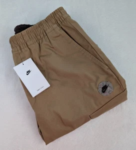 Nike Ropa Deportiva Deportes Utilidad Tejidos Pantalones Para Hombres Pequeños Tostados Caqui Tiro Bajo Nuevos con Etiquetas - Imagen 1 de 13