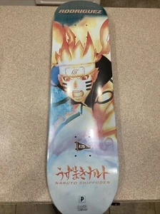RARE Primitive x Naruto Paul Rodriguez Chakra Deck. Size 8.25 Anime Skateboard - Picture 1 of 2