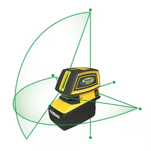 NEW Spectra Precision LT52G - 5 x Green Beam Laser Tool, Multi Line Laser Level - Picture 1 of 3