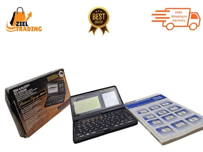 Sharp IQ-8300M Elektronischer Organizer 128KB PDA Vintage Box Handbuch - Bild 1 von 4