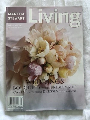 Martha Stewart Living WEDDINGS Magazine 1999 Winter Vintage Foto 1 de 3