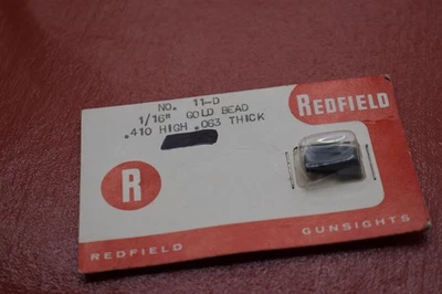 Vintage Redfield 11-D Gold Bead Front Sight winchester carbine 1894 - Image 1 of 3