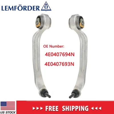 2X Brazos de control delanteros inferiores traseros Lemquire para Audi A8 Quattro D3 2004-2010 Foto 1 de 4