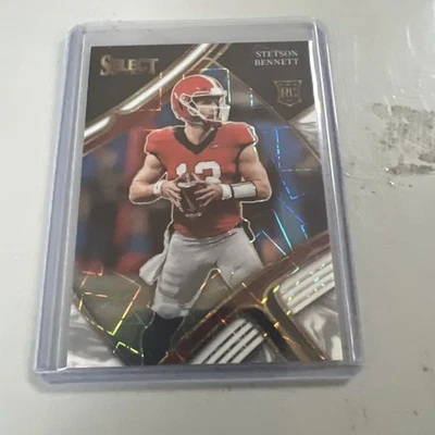 2023 Select Draft Picks Stetson Bennett Lazer Prizm Georgia #125 RC!!🔥🏈🔥 - Image 1 of 2