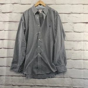 BROOKS BROTHERS Shirt Mens Large Button Down Gingham Plaid Long Sleeve - Picture 1 of 9
