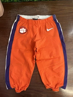 NCAA Football Clemson Tigers #16 Worn Orange Nike Size 32 Pants - Image 1 of 4