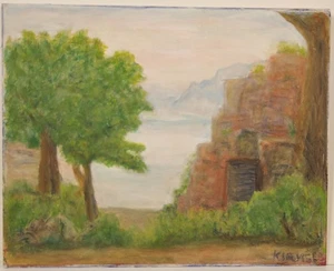 Gerda Kirmse/handsigniert/Mischtechnik/unikat/verso Inventar Nr. Museum Pachen - Picture 1 of 5