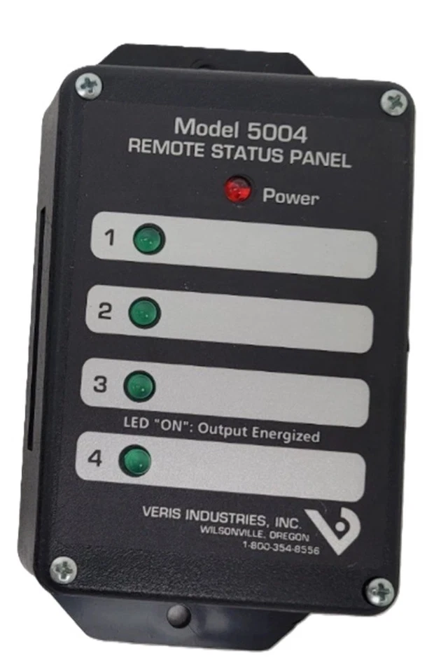 Veris H5004 Hawkeye 5004 Remote Status Current Sensing 4-Point Status Panel - Image 1 of 1