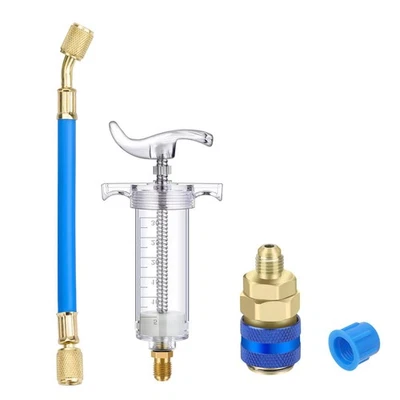 Oil & Dye Injector Set 30ml/1oz Support Precise Fluorescent Leak Detection - Image 1 of 4