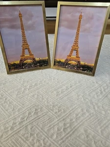 Bilderrahmen 2er Set aus Kunststoff goldfarben 7x5 - Bild 1 von 5