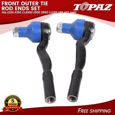 Juego de extremos de barra de amarre exterior delantero para E320 E350 CLS550 E500 E550 CLS55 E55 E63 AMG Foto 1 de 4