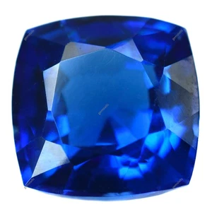 10 Ct Natural Blue Tanzanite Cushion Cut Certified Rare Loose Gemstone - Picture 1 of 6