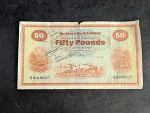 northern bank £50 pound paper note 1970 - Picture 1 of 3
