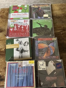 Lots of 8 and new sealed CD Mozart Santana Rocky Mountain high and more see pict - Imagen 1 de 18