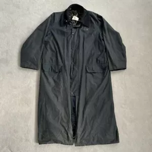 Men’s vintage 1989 Barbour burghley khaki wax jacket - Picture 1 of 8