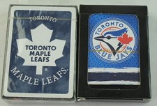 Vintage Toronto Maple Leafs & Blue jays Playing Cards Lot of 2