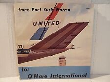 FROM: POET BUCK WARREN TO: O'HARE INTERNATIONAL No Record! COVER ONLY!!
