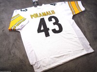 TROY POLAMALU #43 - Pittsburgh Steelers White NFL Jersey -- ALL SIZES AVAILABLE