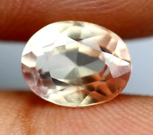 1.50 Ct Natural Sri Lanka Padparadscha Sapphire Oval Cut Loose Gemstone - Picture 1 of 6