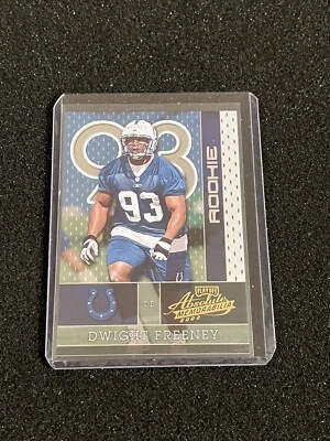 Dwight Freeney 2002 Absolute Memorabilia Rookie #d /1500 Colts #182 HOF - Image 1 of 2