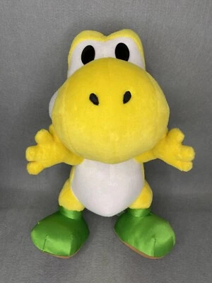 Peluche Yoshi Yellow Street 12" Takara 1999 Yossy Super Mario Japón Muñeca Grande Foto 1 de 4