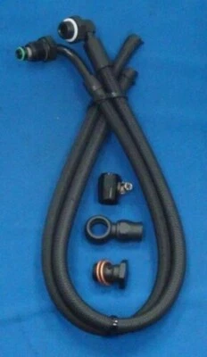 Braided Stainless Steel Power Steering hose kit Lokar Gm chevy Black gmc - Image 1 of 2