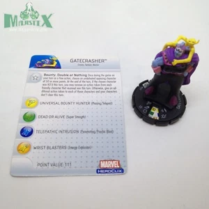 Heroclix Gigante Talla X-Men Set Gatecrasher #037 ¡Figura rara con tarjeta! - Imagen 1 de 1