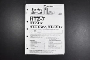 Pioneer HTZ-7 HTZ-C7 HTZ-SW7 HTZ-ST7 Service Manual - Genuine Original - Zdjęcie 1 z 2