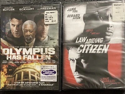 Gerard Butler 2 DVD Lot Olympus Has Fallen/Law Abiding Citizen New Please Read - Image 1 of 3