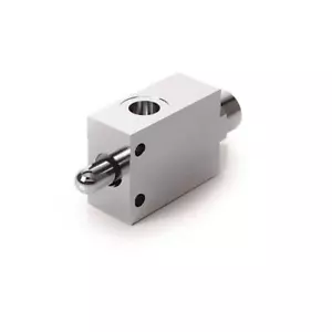 Hydraulic Pushbutton End Of Stroke Valve, Normally Open, 1/2" NA, 3/8" NA - Picture 1 of 3